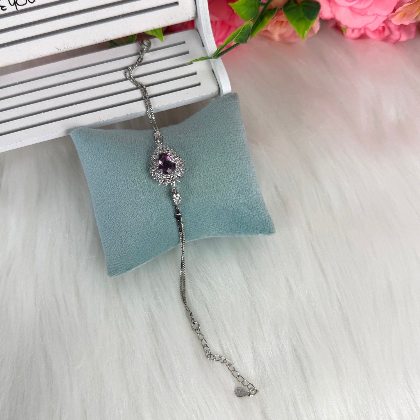 【Copper Alloy 】Fluorite Bracelet