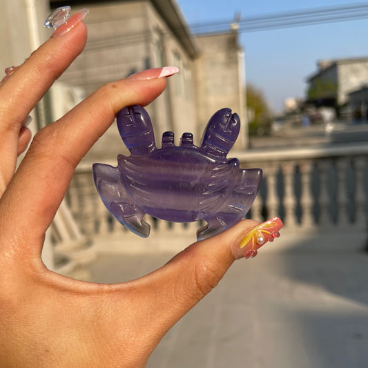 Fluorite Crab