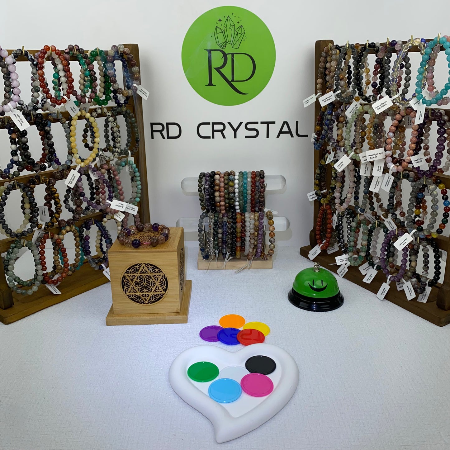 Natural Crystal Mystery Bracelets Jewelrys Bag