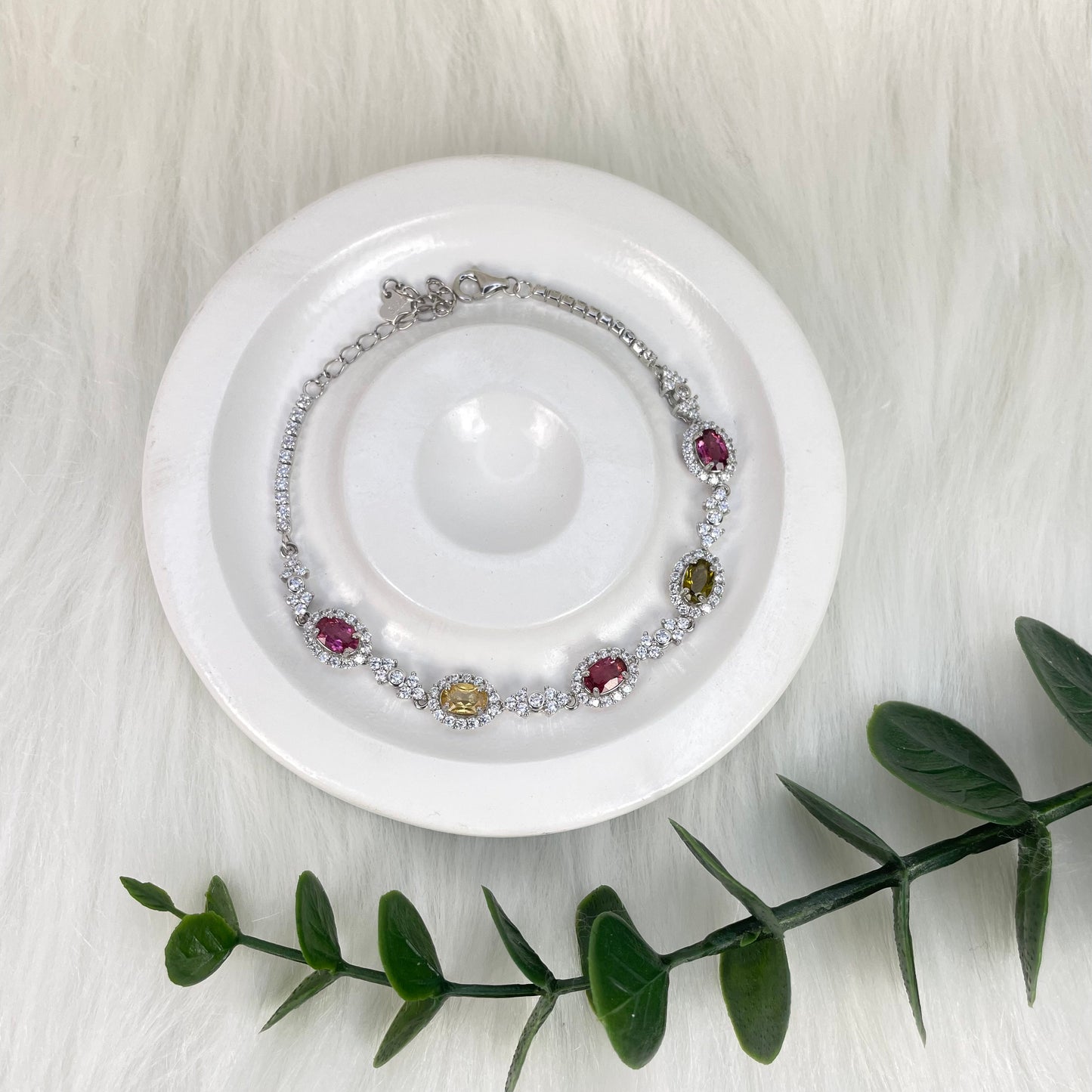 【S925】 Tourmaline Bracelet