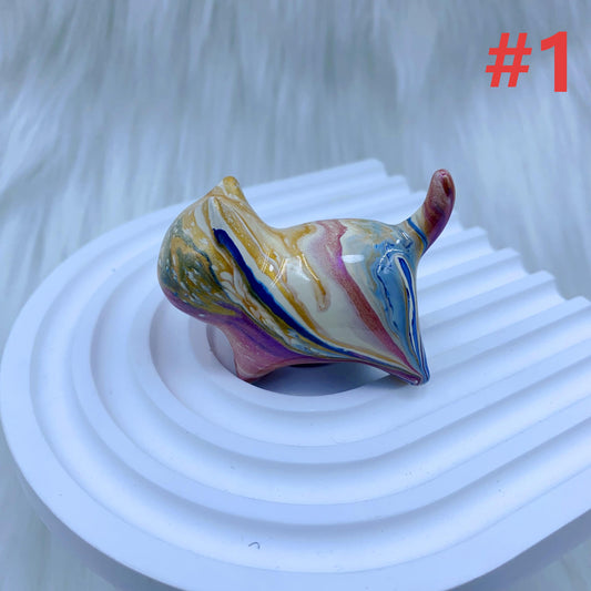 【Hand-painted】 Solid Sandalwood Lacquer Cat