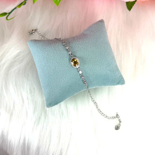 【Copper Alloy 】Citrine Bracelet