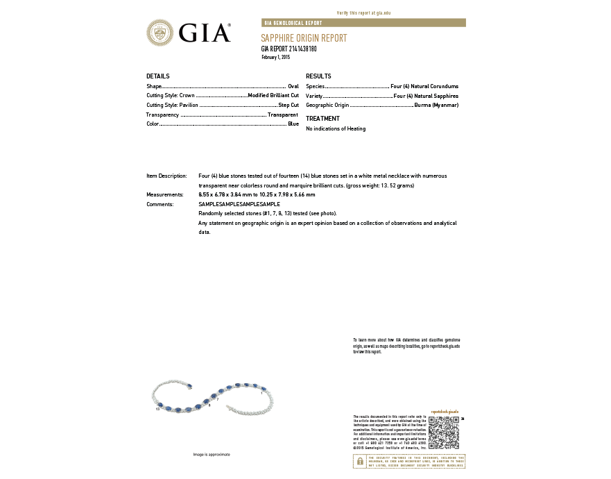 GIA Certificate
