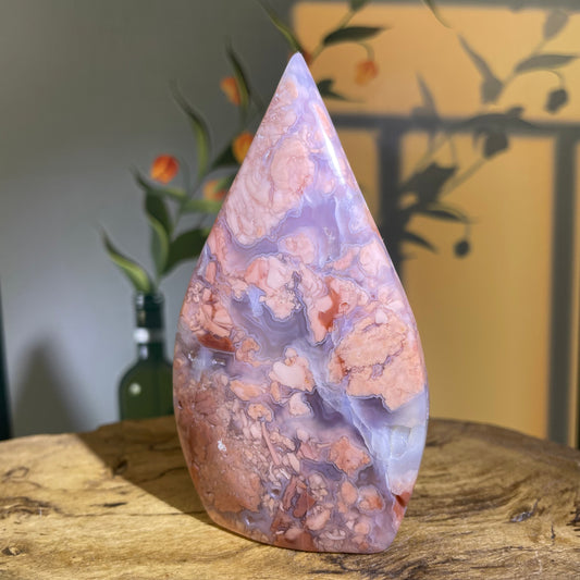 Cotton Candy Agate Flame