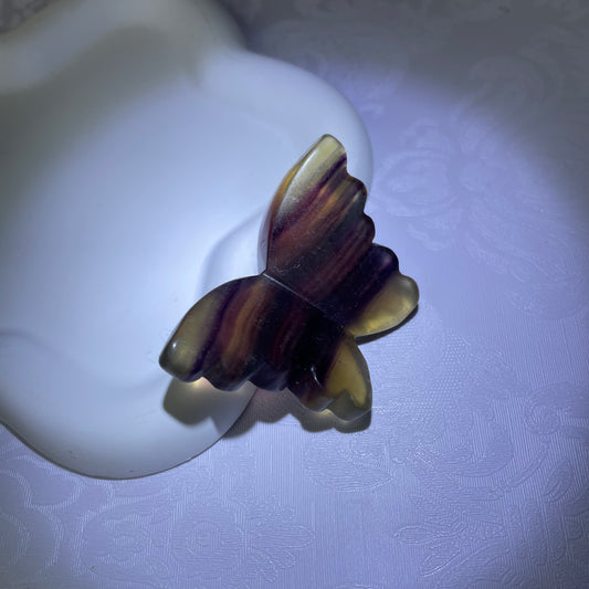 Fluorite 3D butterfly