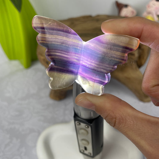 Fluorite 3D butterfly