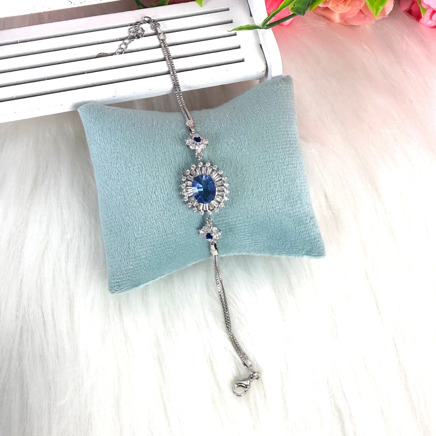 【Copper Alloy 】Fluorite Bracelet