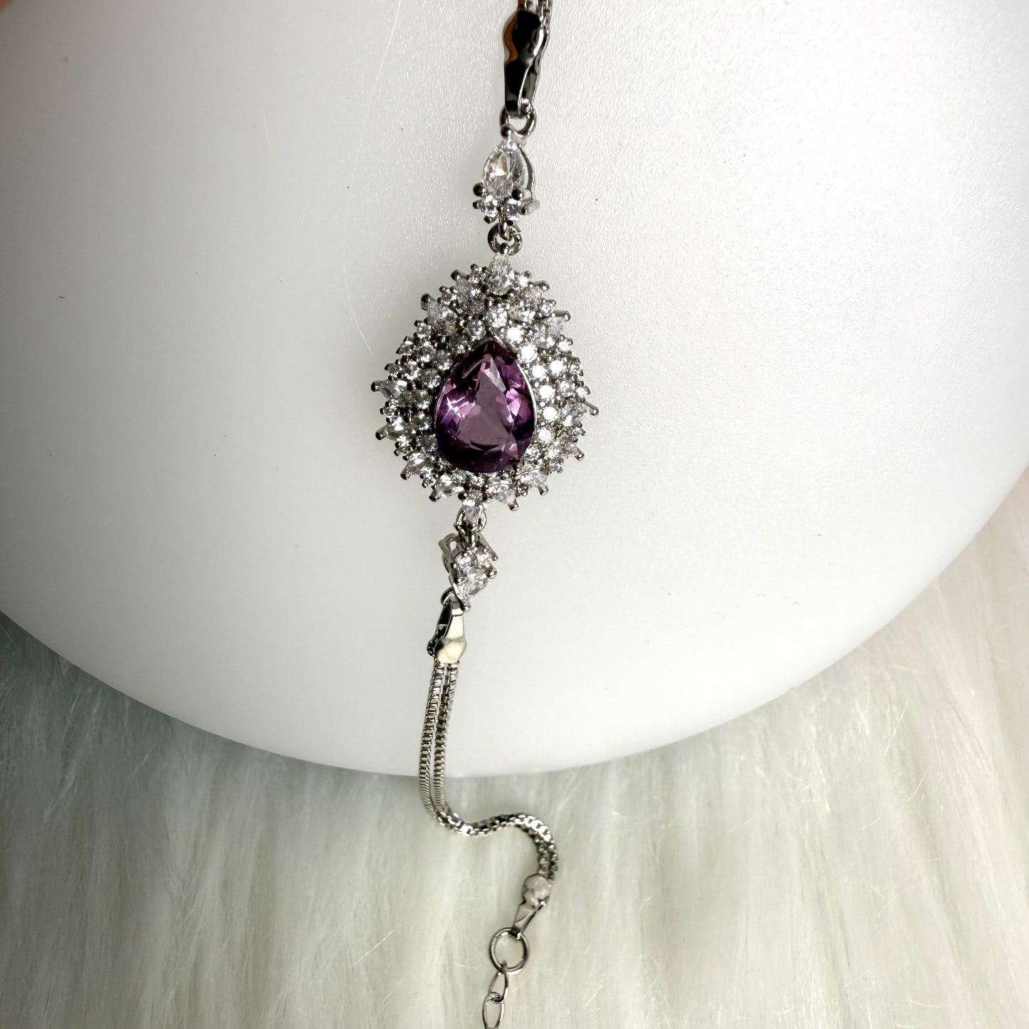 【Copper Alloy 】Fluorite Bracelet