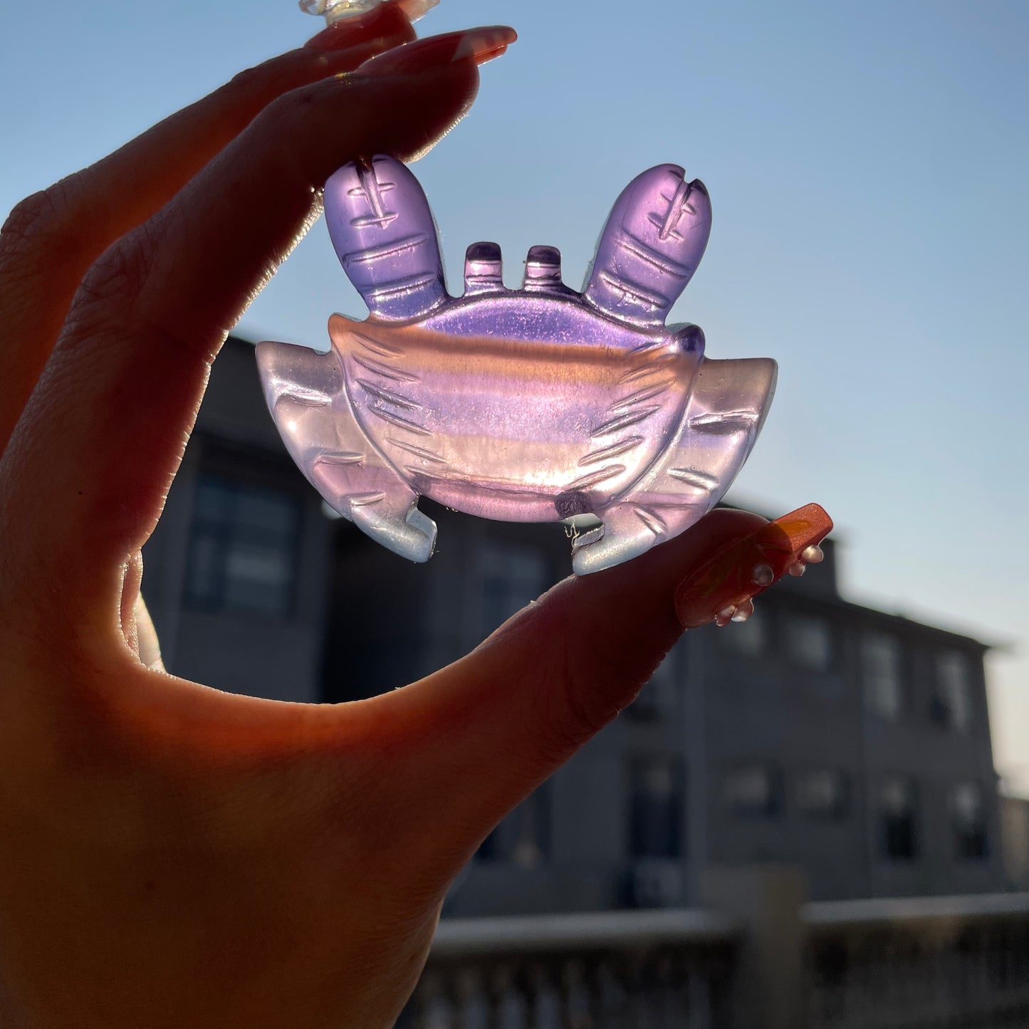 Fluorite Crab