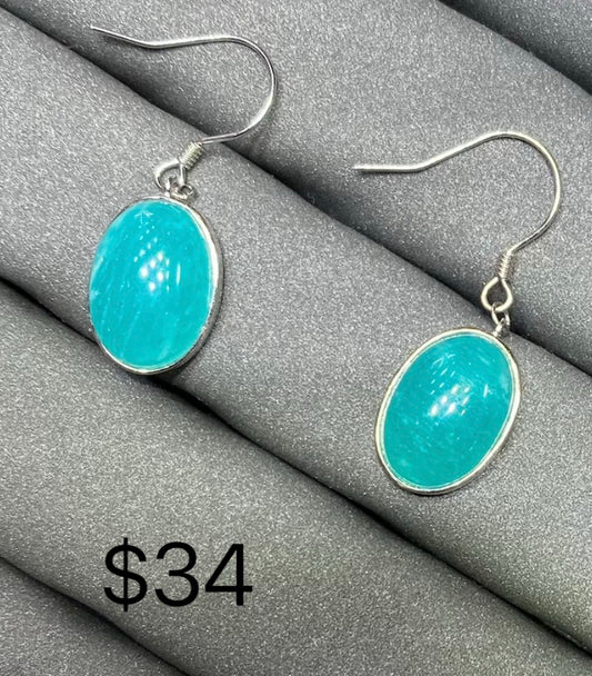 Amazonite earrings