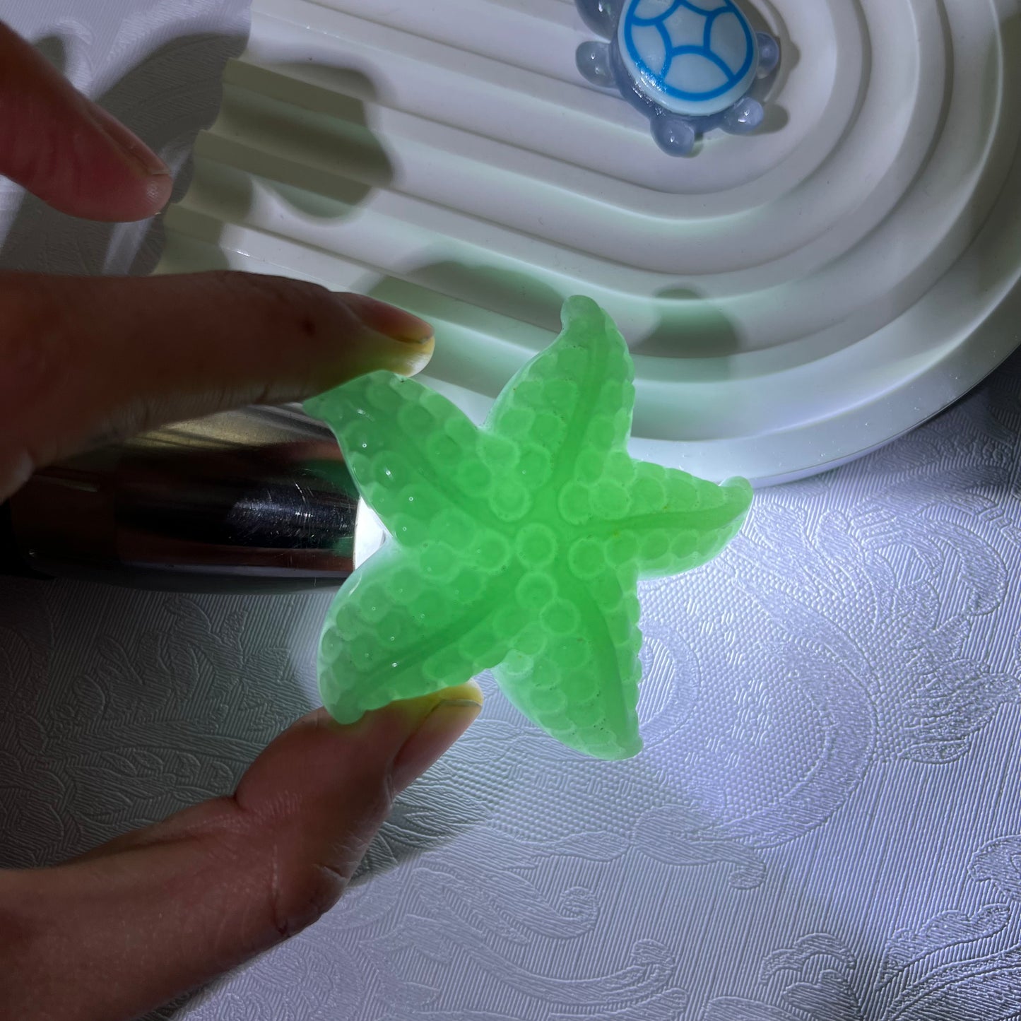 Green Aventurine Starfish