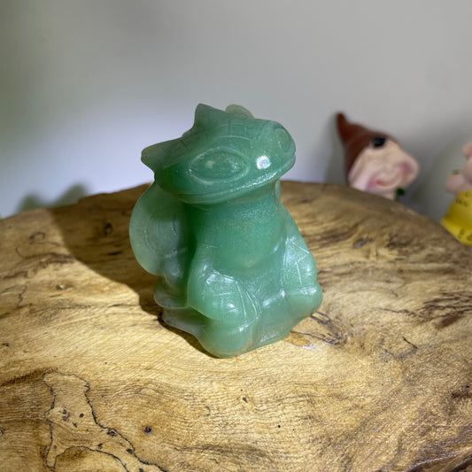 Green Aventurine Toothless Dragon