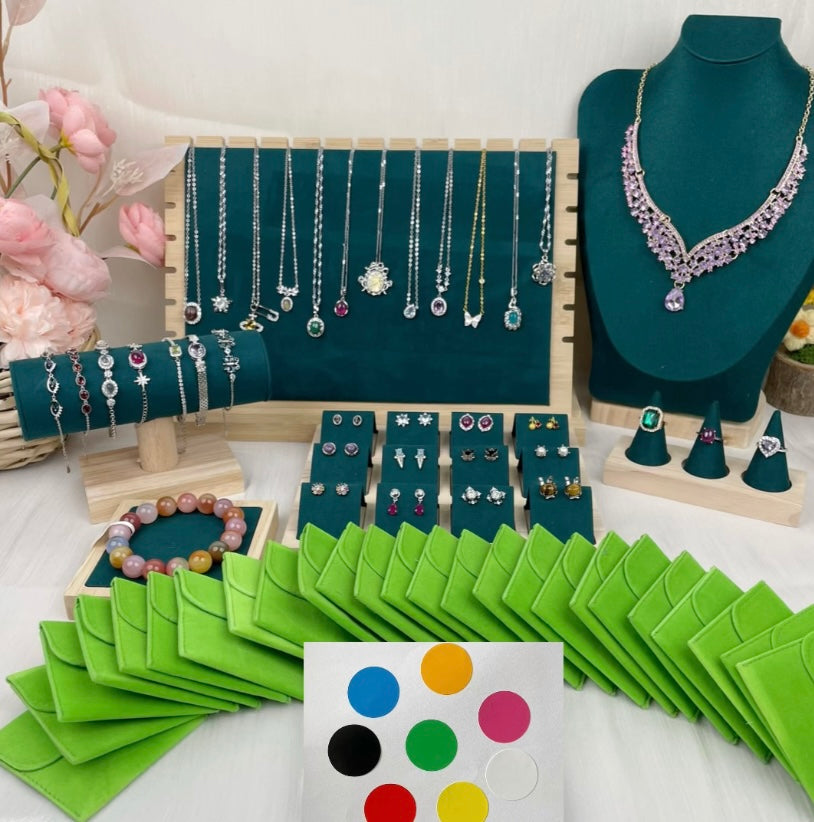 Natural Crystal Mystery Jewelry Bags