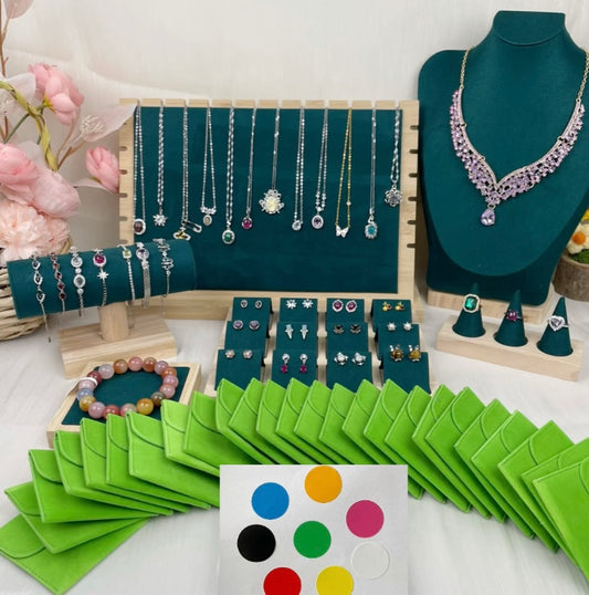 Natural Crystal Mystery Jewelry Bags