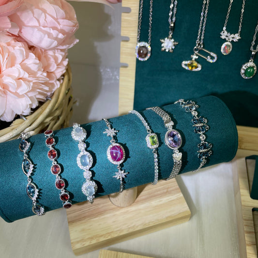 Natural Crystal Mystery Jewelry Bags2