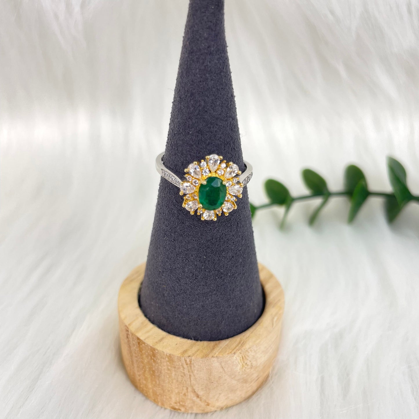 【S925】Emerald Ring