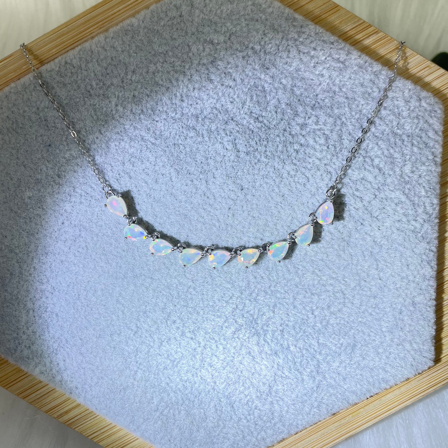 【S925】Opal Necklace