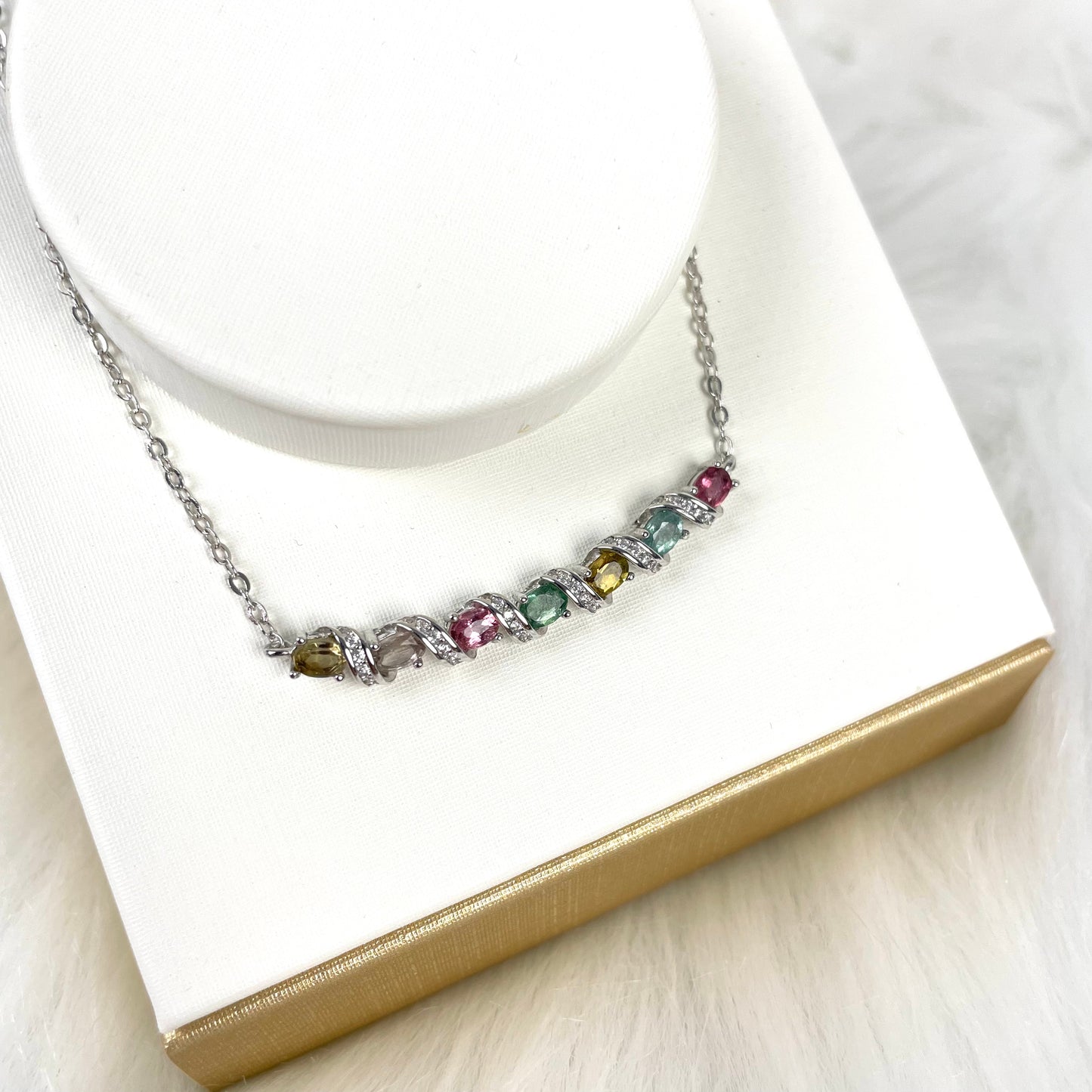 【S925】Tourmaline Necklace