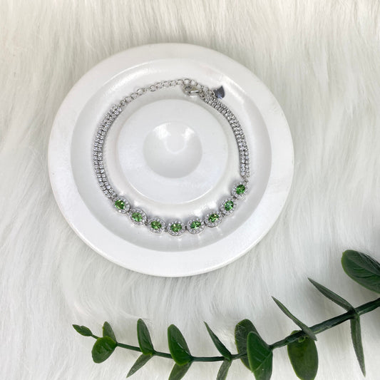 【S925】 Tsavorite Bracelet