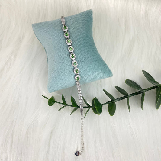 【S925】 Tsavorite Bracelet