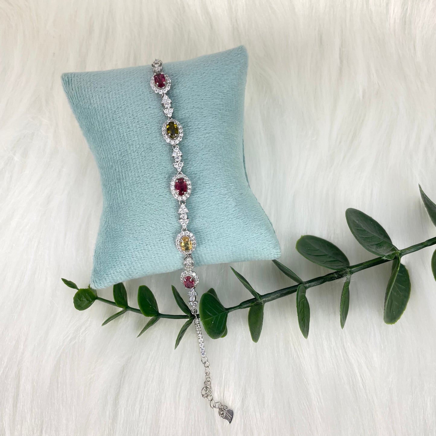 【S925】 Tourmaline Bracelet