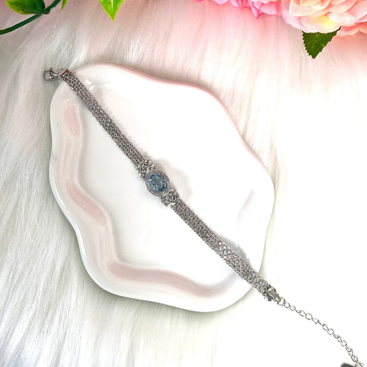 【Copper Alloy 】Topaz Bracelet