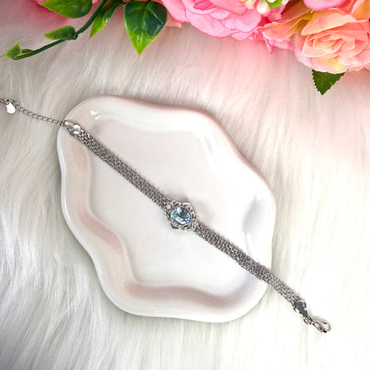 【Copper Alloy 】Topaz Bracelet