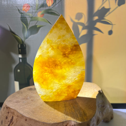 Yellow Hematoid Quartz Freeform