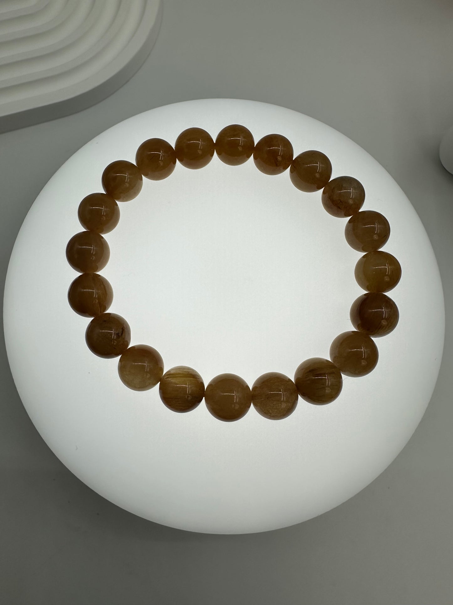 Yellow Rutilated Quartz Bracelet