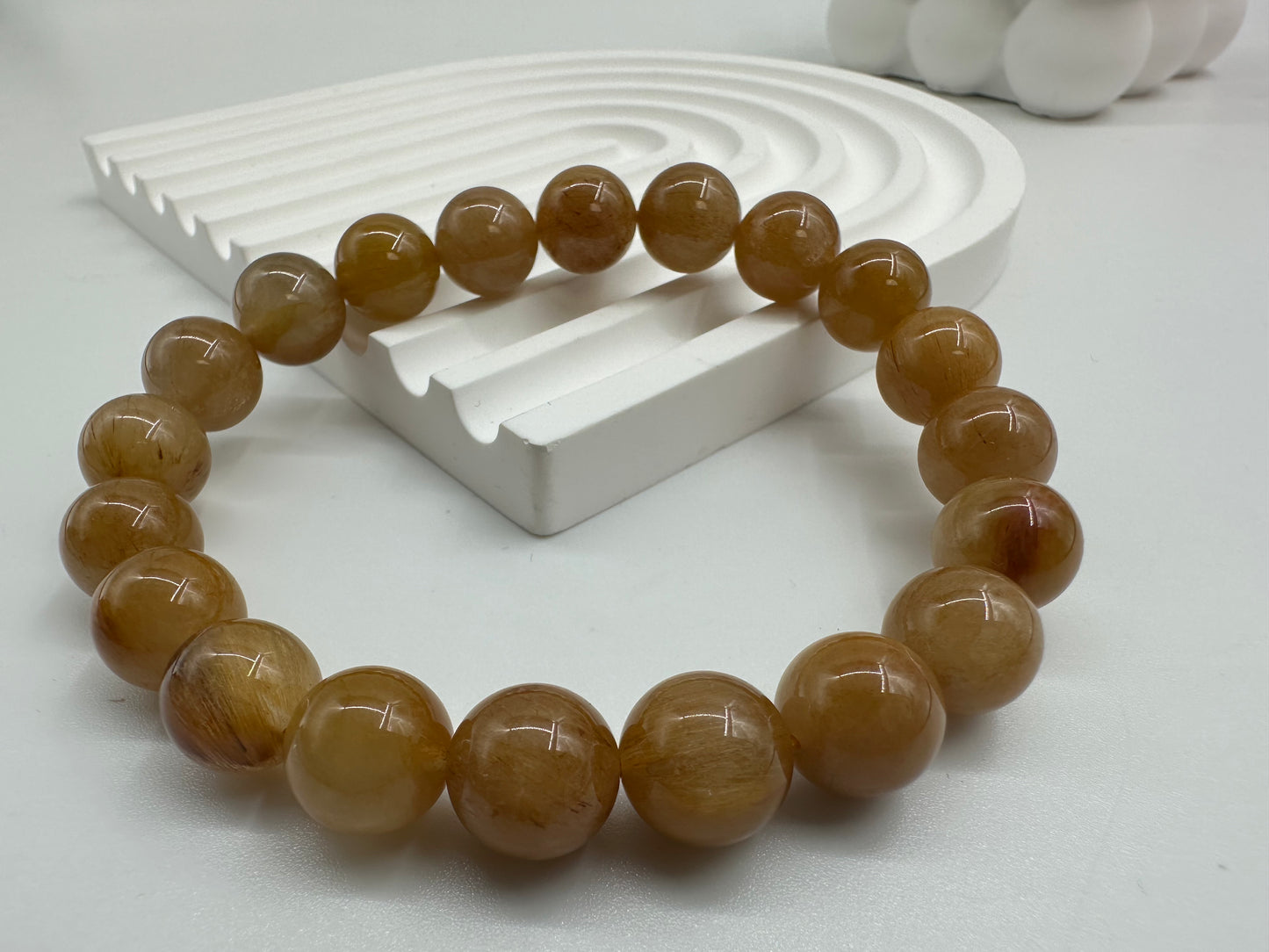Yellow Rutilated Quartz Bracelet