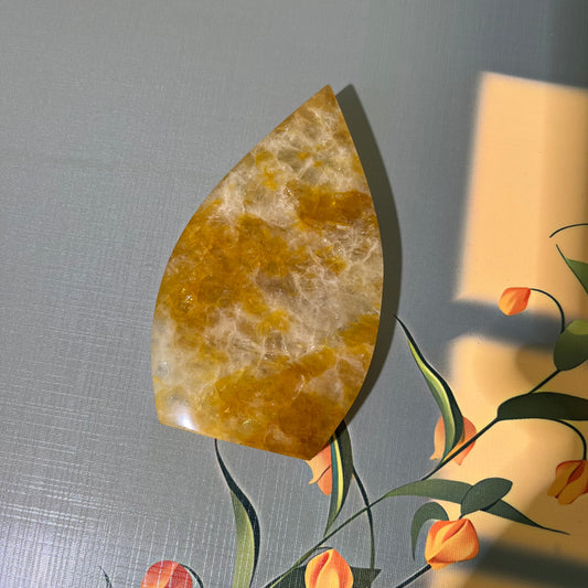 Yellow Hematoid Quartz Freeform