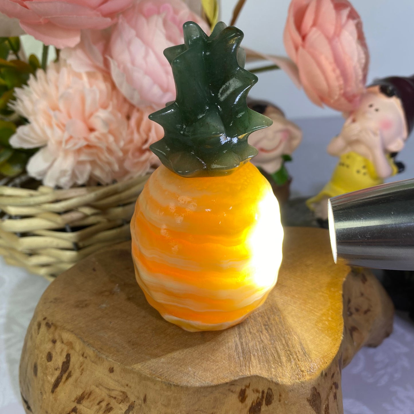 Honey Calcite Pineapple